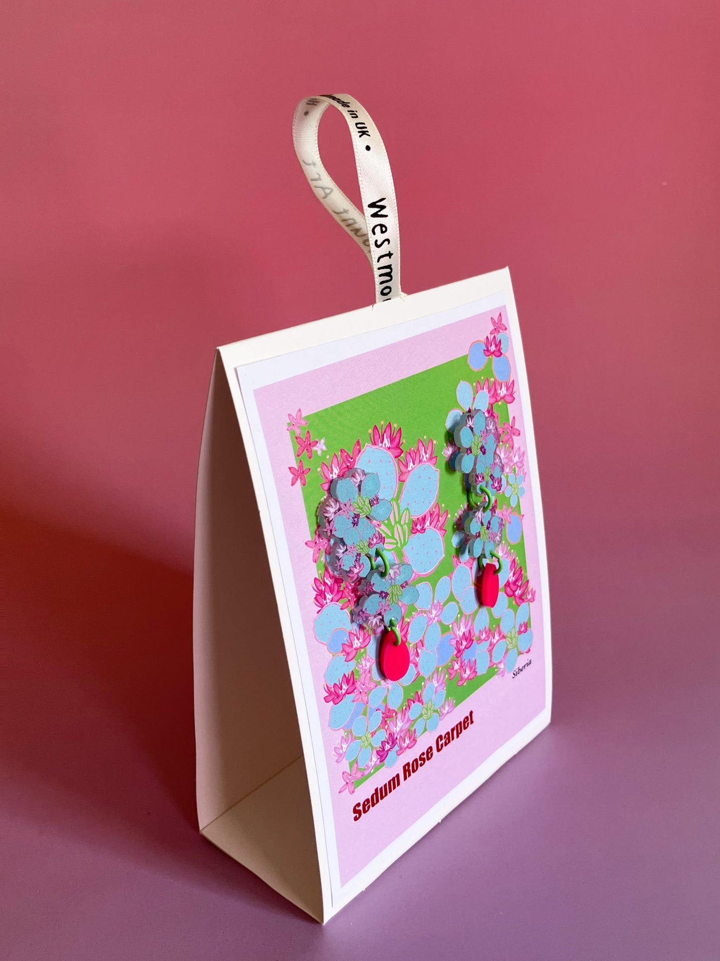 Botanical wearables- Sedum Rose Carpet