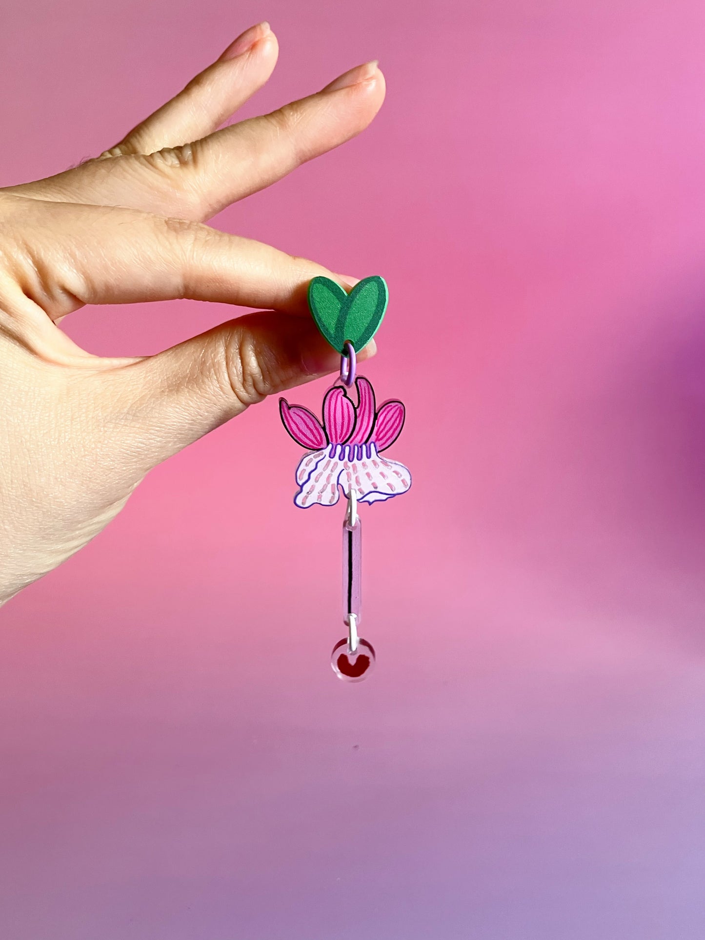 Botanical Wearables- Miss California/American Fuchsia