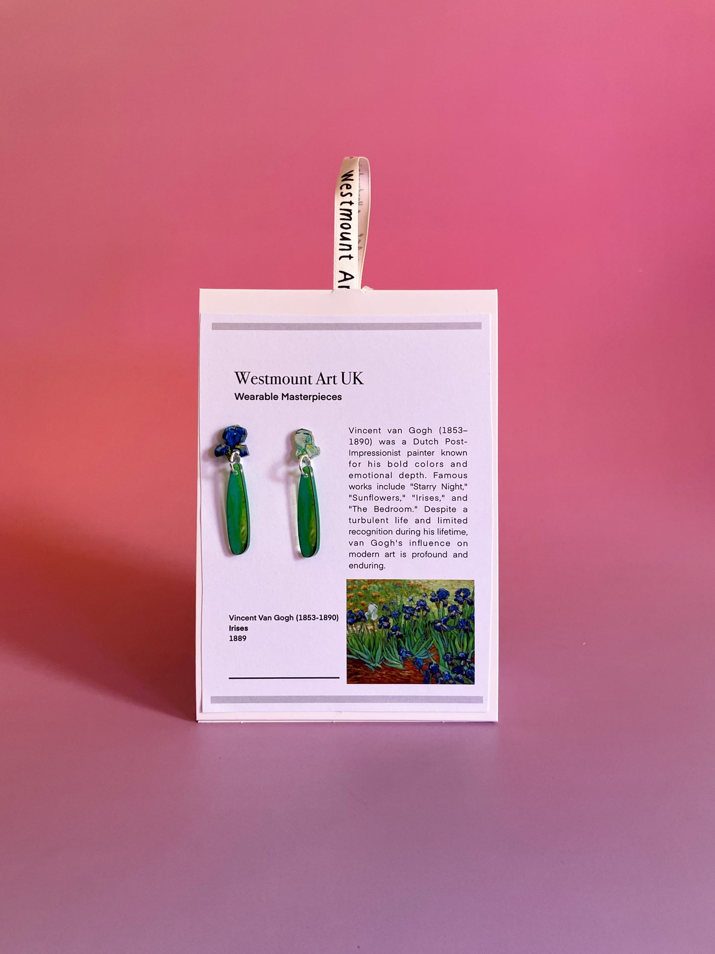 Wearable Masterpieces- Irises