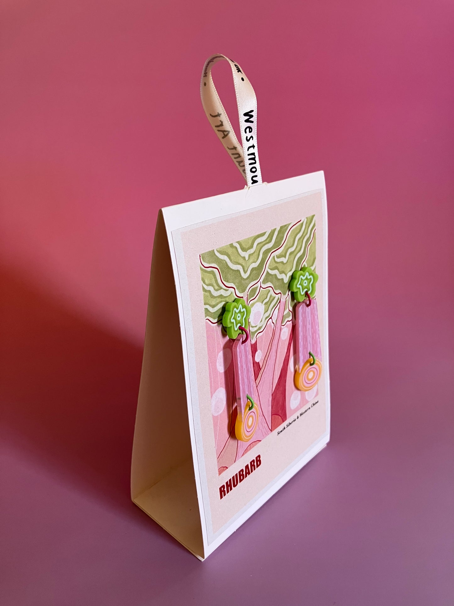 Botanical Wearables- Rhubarb