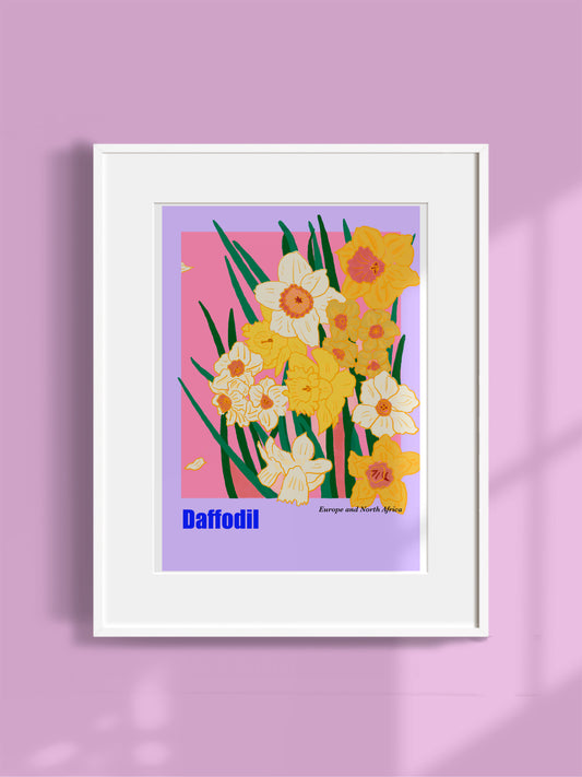 Botanical Print-Daffodil (Unframed)