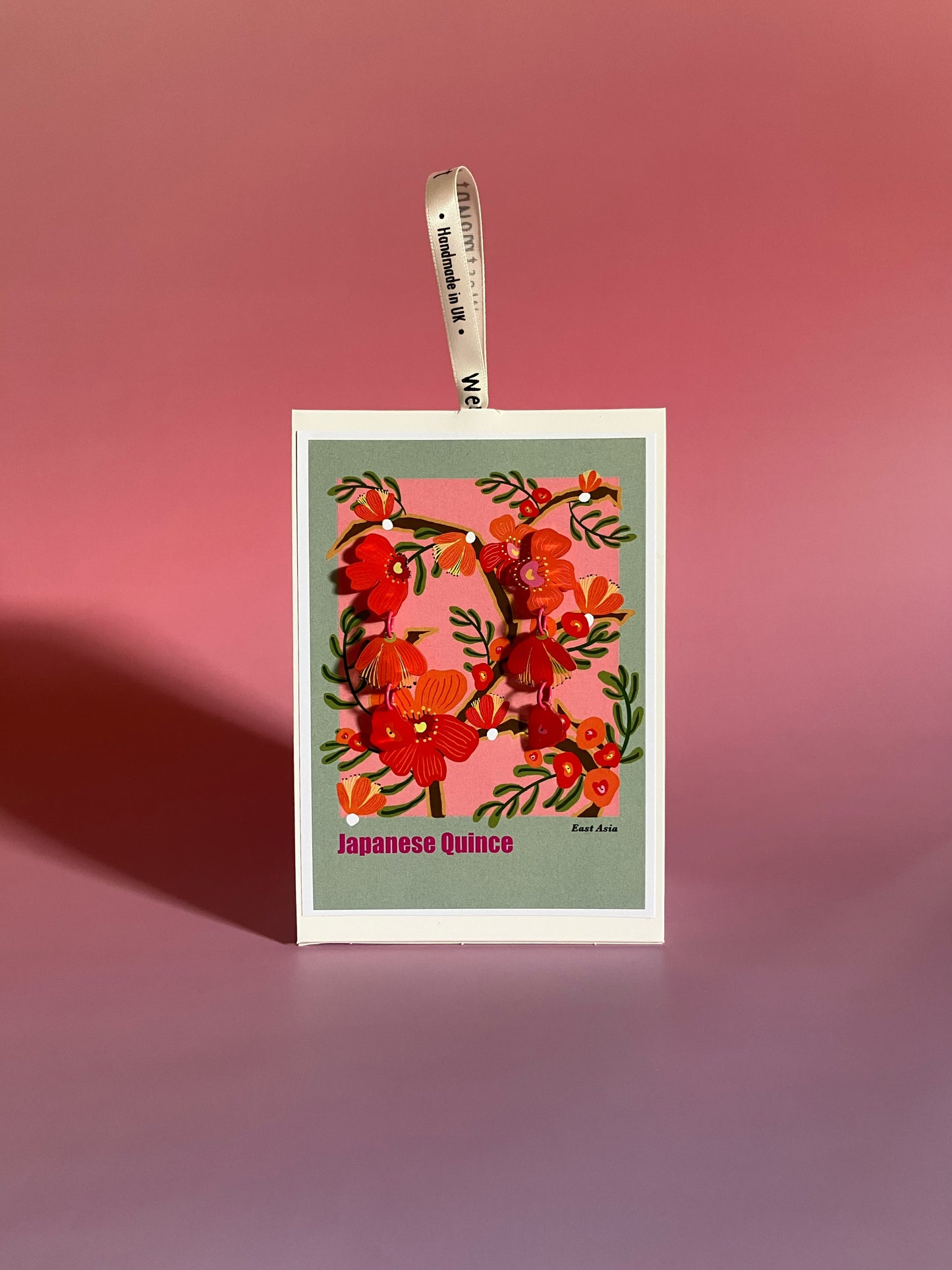 Botanical Wearables- Japanese Quince