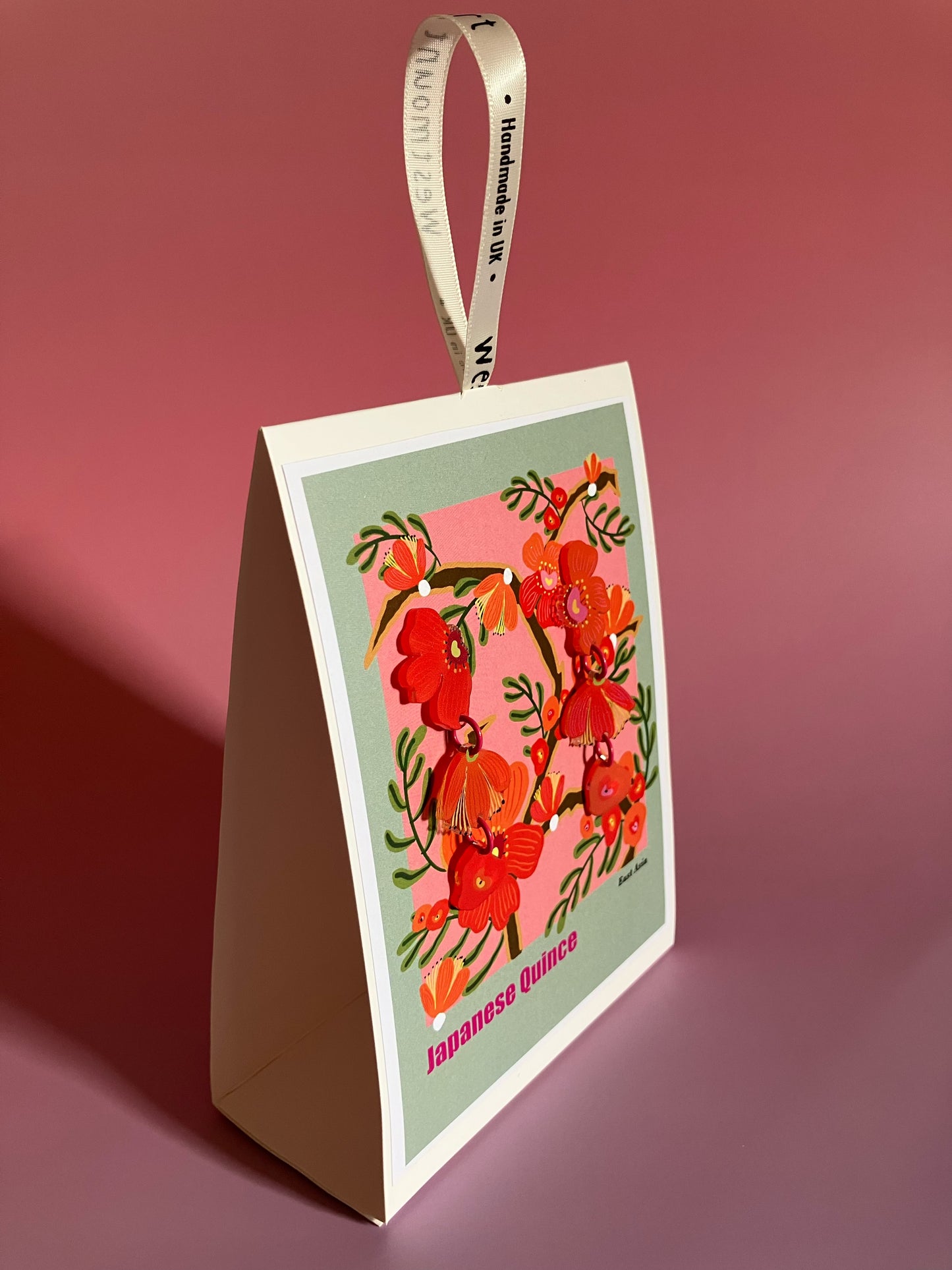 Botanical Wearables- Japanese Quince