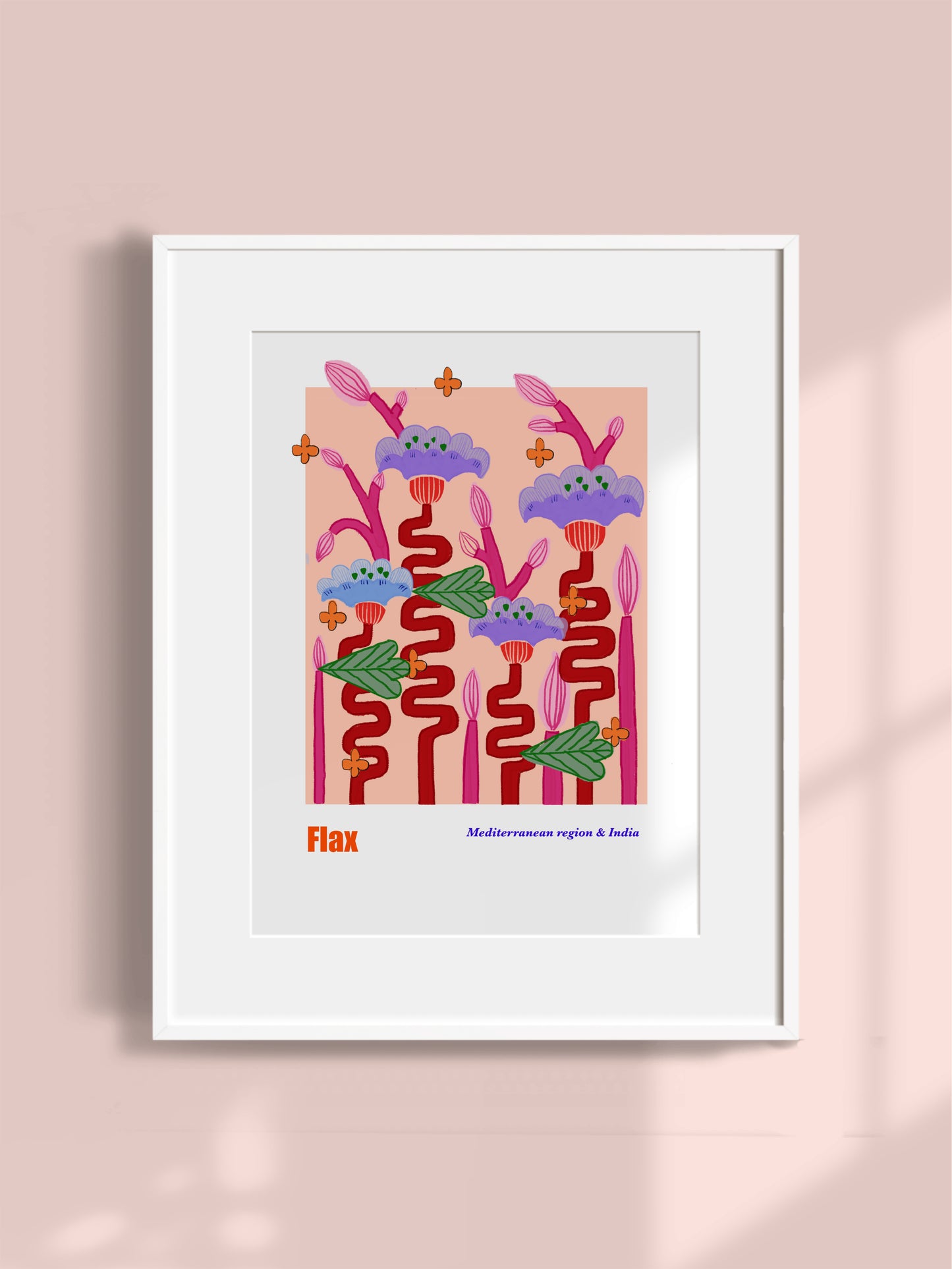 Flax Art Print (Unframed)